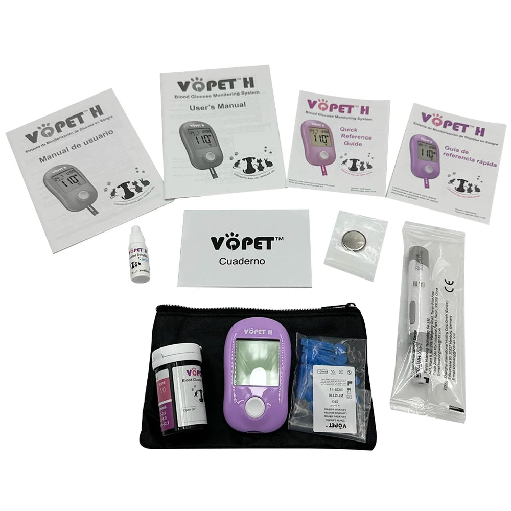 PetGlucoCare Monitor: Accurate Blood Sugar Testing for Cats & Dogs - BLAKESTORE-NG