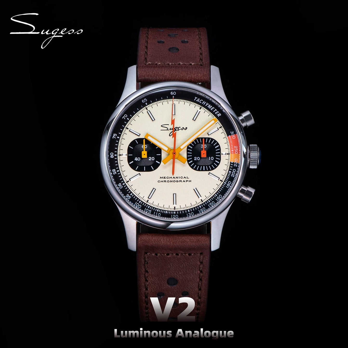 Pilot Mens Sapphire watch. - Maison Novaire #