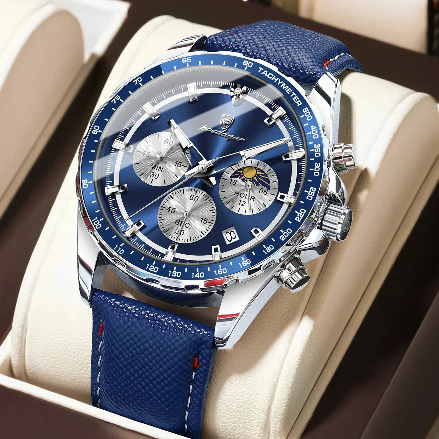 Poedagar Waterproof Men Watch. - BLAKESTORE-NG