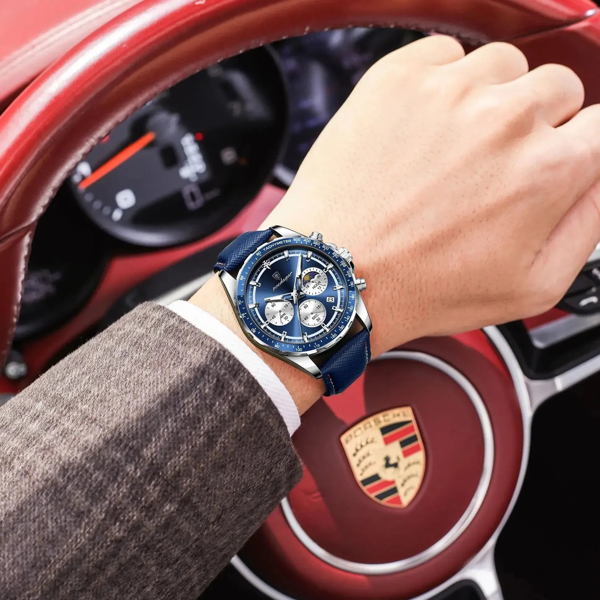 Poedagar Waterproof Men Watch. - BLAKESTORE-NG