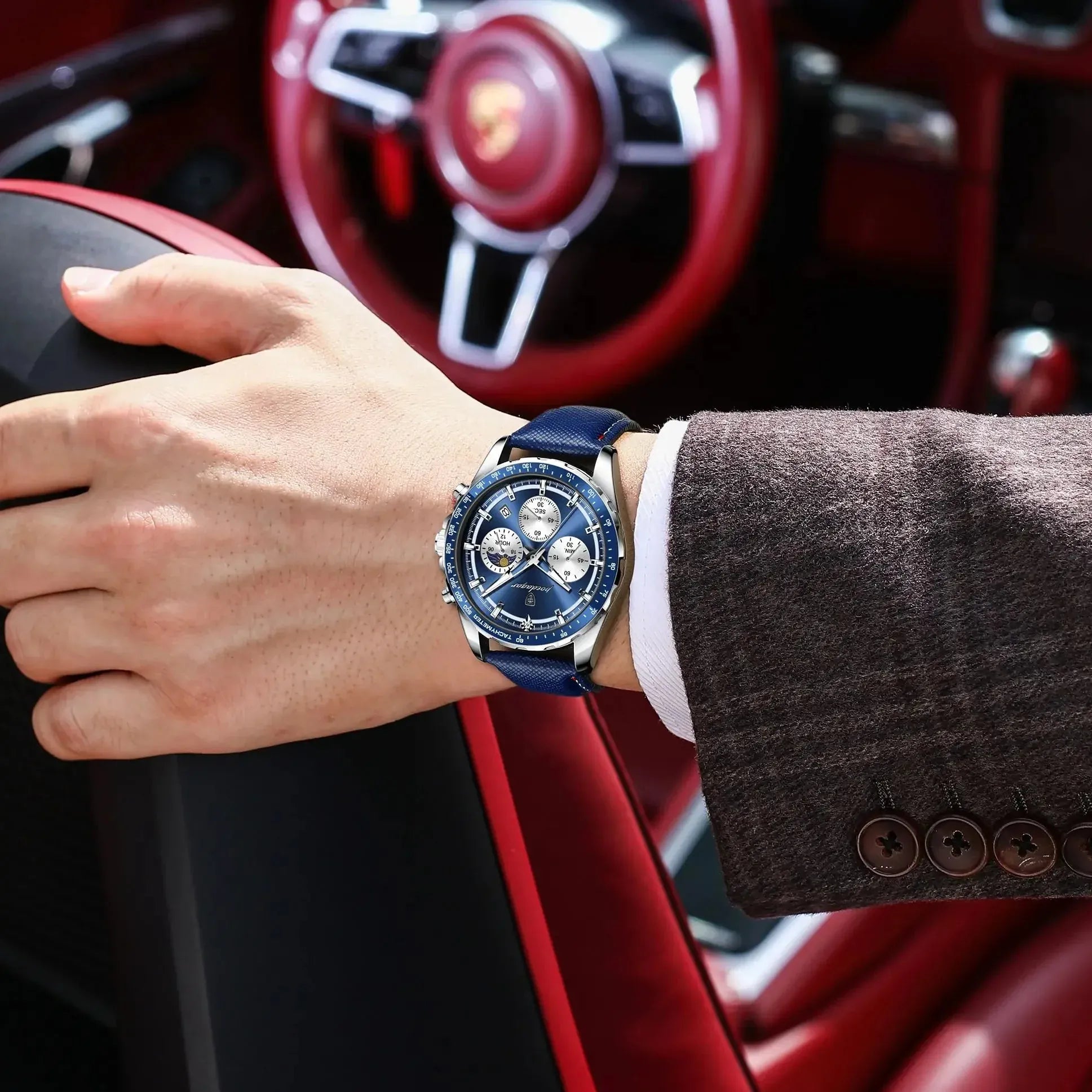 Poedagar Waterproof Men Watch. - BLAKESTORE-NG