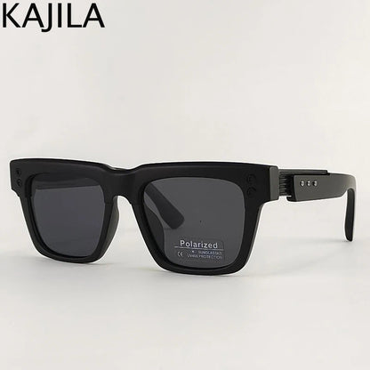 Polarized Square Punk Sunglasses Men UV400 - Maison Novaire