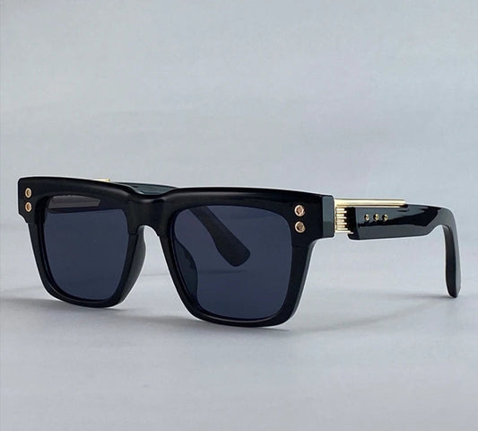 Polarized Square Punk Sunglasses Men UV400 - Maison Novaire