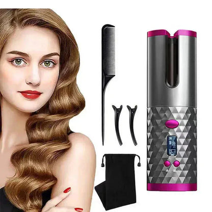 Portable Automatic Charging Hair Curler. - BLAKESTORE-NG
