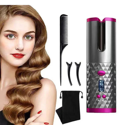 Portable Automatic Charging Hair Curler. - Maison Novaire