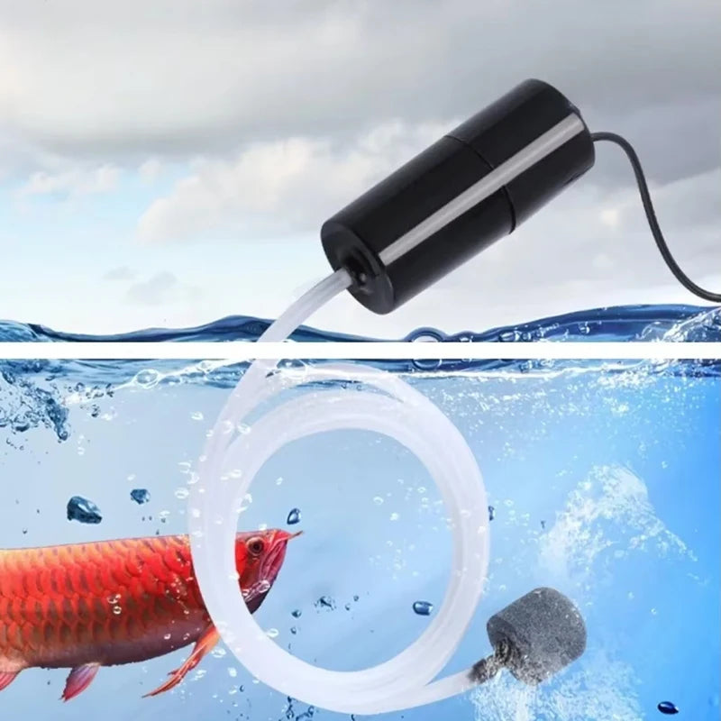 Portable USB Aquarium Air Pump - Maison Novaire