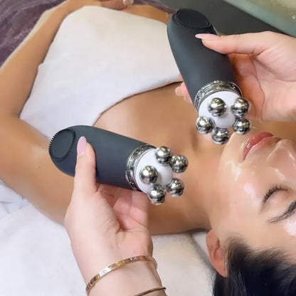 Premium Stainless Steel Face & Neck Roller Massager - Maison Novaire