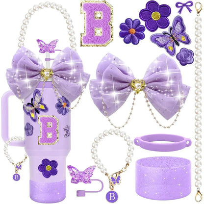 Purple 12pcs Cup Accessories Set for Stanley 40oz. - Maison Novaire