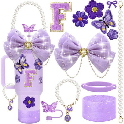 Purple 12pcs Cup Accessories Set for Stanley 40oz. - Maison Novaire