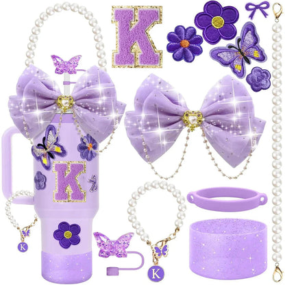 Purple 12pcs Cup Accessories Set for Stanley 40oz. - Maison Novaire