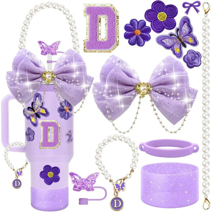 Purple 12pcs Cup Accessories Set for Stanley 40oz. - Maison Novaire