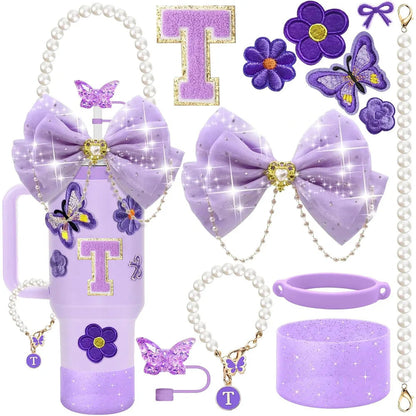 Purple 12pcs Cup Accessories Set for Stanley 40oz. - Maison Novaire