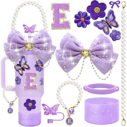 Purple 12pcs Cup Accessories Set for Stanley 40oz. - Maison Novaire