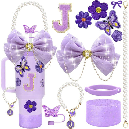 Purple 12pcs Cup Accessories Set for Stanley 40oz. - Maison Novaire