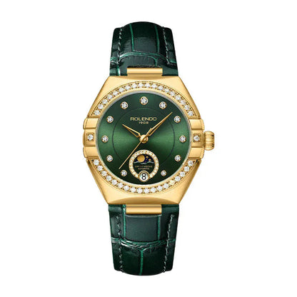 ROLENDO Constellation Automatic Women’s Watch | Emerald Green Sapphire - BLAKESTORE-NG