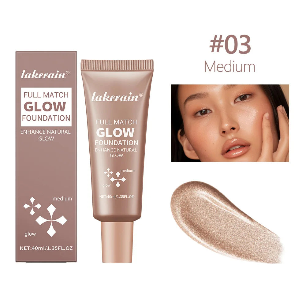 Radiant Glow Moisturizing Foundation - 4 Shades, All-Day Hydration - BLAKESTORE-NG