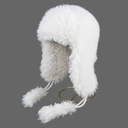 Real Fur Wool Ushanka Hat - Maison Novaire