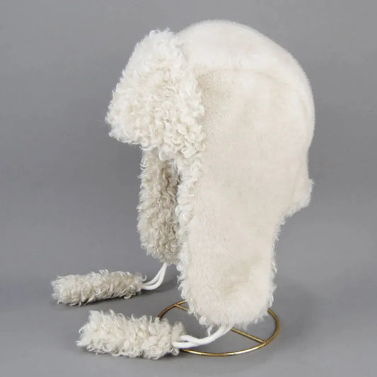 Real Fur Wool Ushanka Hat - Maison Novaire