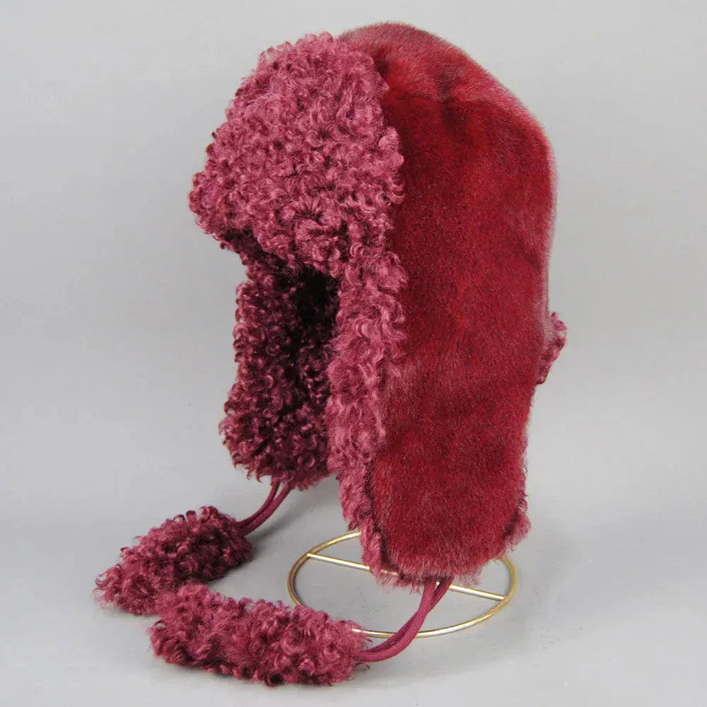 Real Fur Wool Ushanka Hat - Maison Novaire