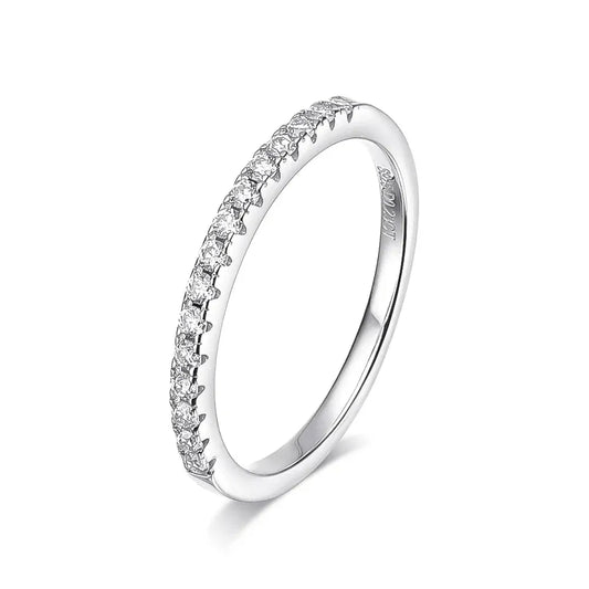 Real Moissanite Diamond Stackable Rings for Women. - Maison Novaire #
