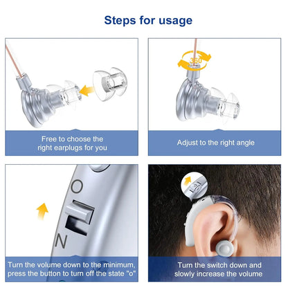 Rechargeable Hearing amplifier for the elderly - Maison Novaire