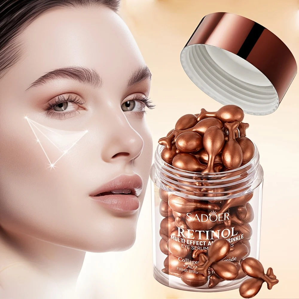 Retinol Firming Capsule Eye Serum – Hydrating Eye Essence (45 Capsules)  - 3 bottles - Maison Novaire