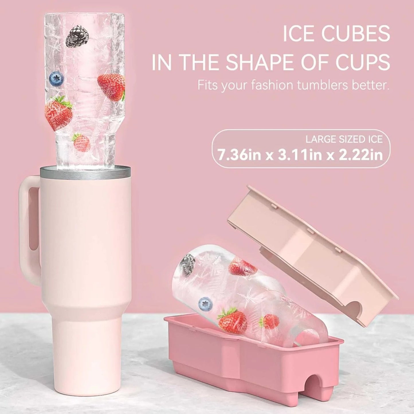 Reusable 40oz Stanley Ice Mold with Lid. - Maison Novaire