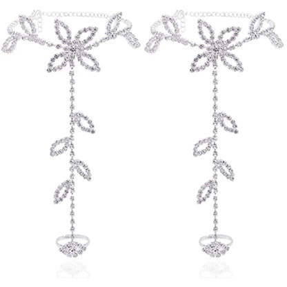 Rhinestone Anklet Jewelry for Women. - BLAKESTORE-NG