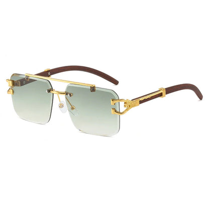 Rimless Cut Edge Sunglasses - Maison Novaire #