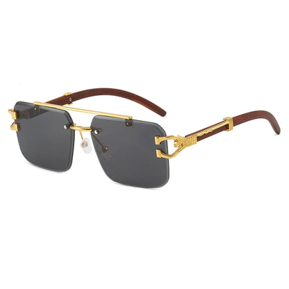 Rimless Cut Edge Sunglasses - Maison Novaire #