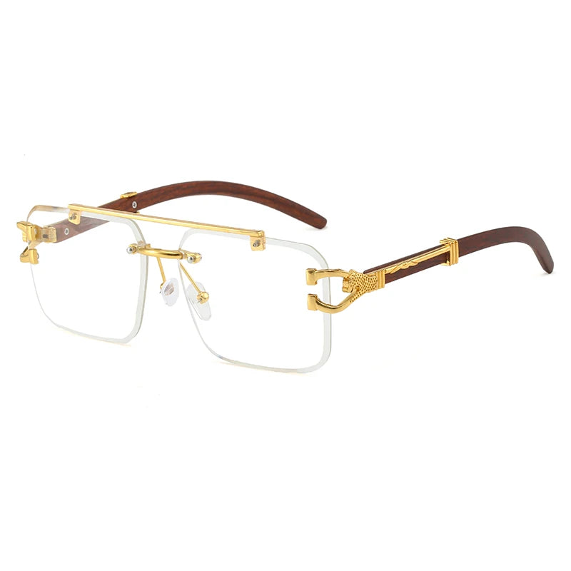 Rimless Cut Edge Sunglasses - Maison Novaire #