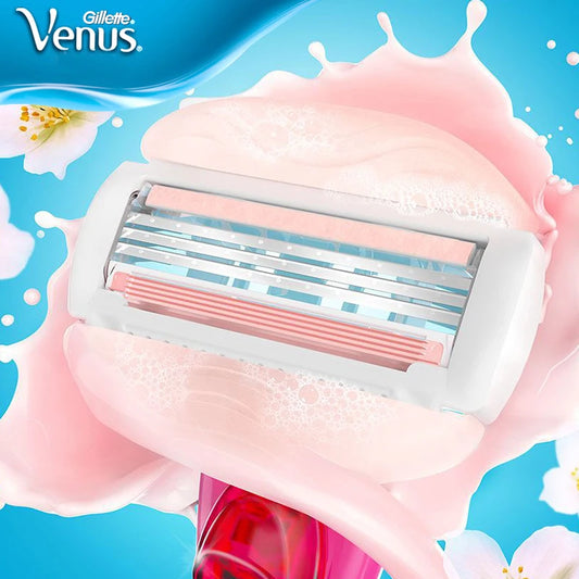 Gillette Venus 3-Layer Women’s Safety Razor Blades for Smooth Face, Arm & Leg Shaving