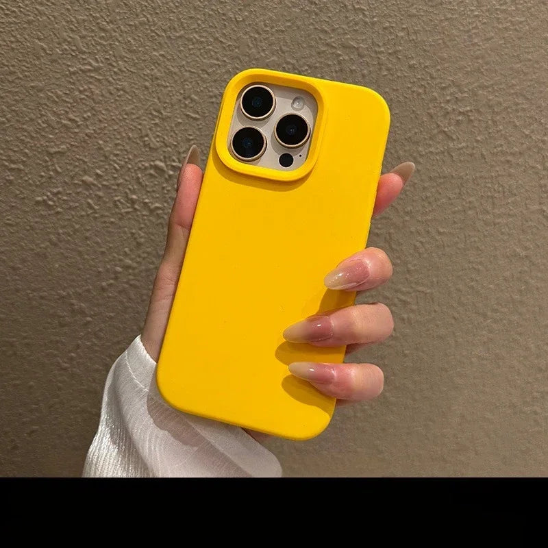 Candy Matte Silicone iPhone Case