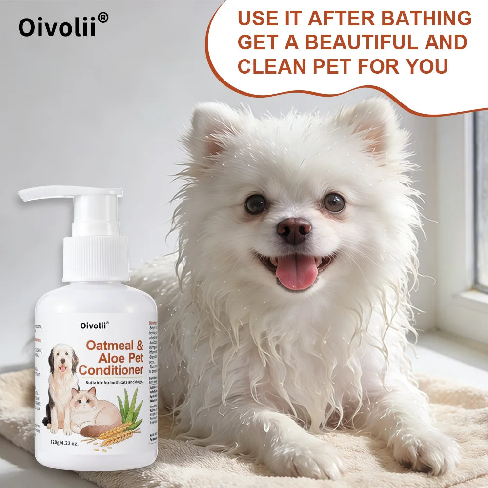 Oatmeal Aloe Pet Conditioner | Softens, Detangles, and Adds Shine