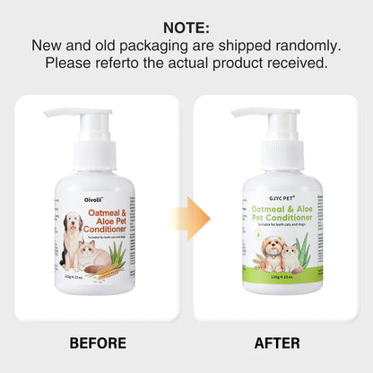 Oatmeal Aloe Pet Conditioner | Softens, Detangles, and Adds Shine