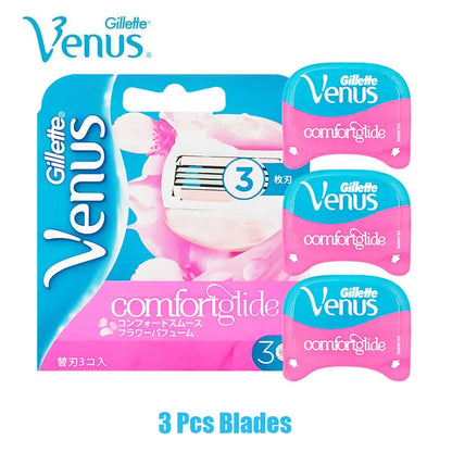 Gillette Venus 3-Layer Women’s Safety Razor Blades for Smooth Face, Arm & Leg Shaving