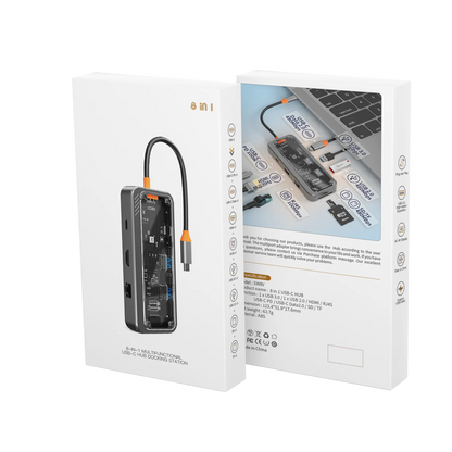 Basix USB C Hub – 100W PD MacBook Docking Station