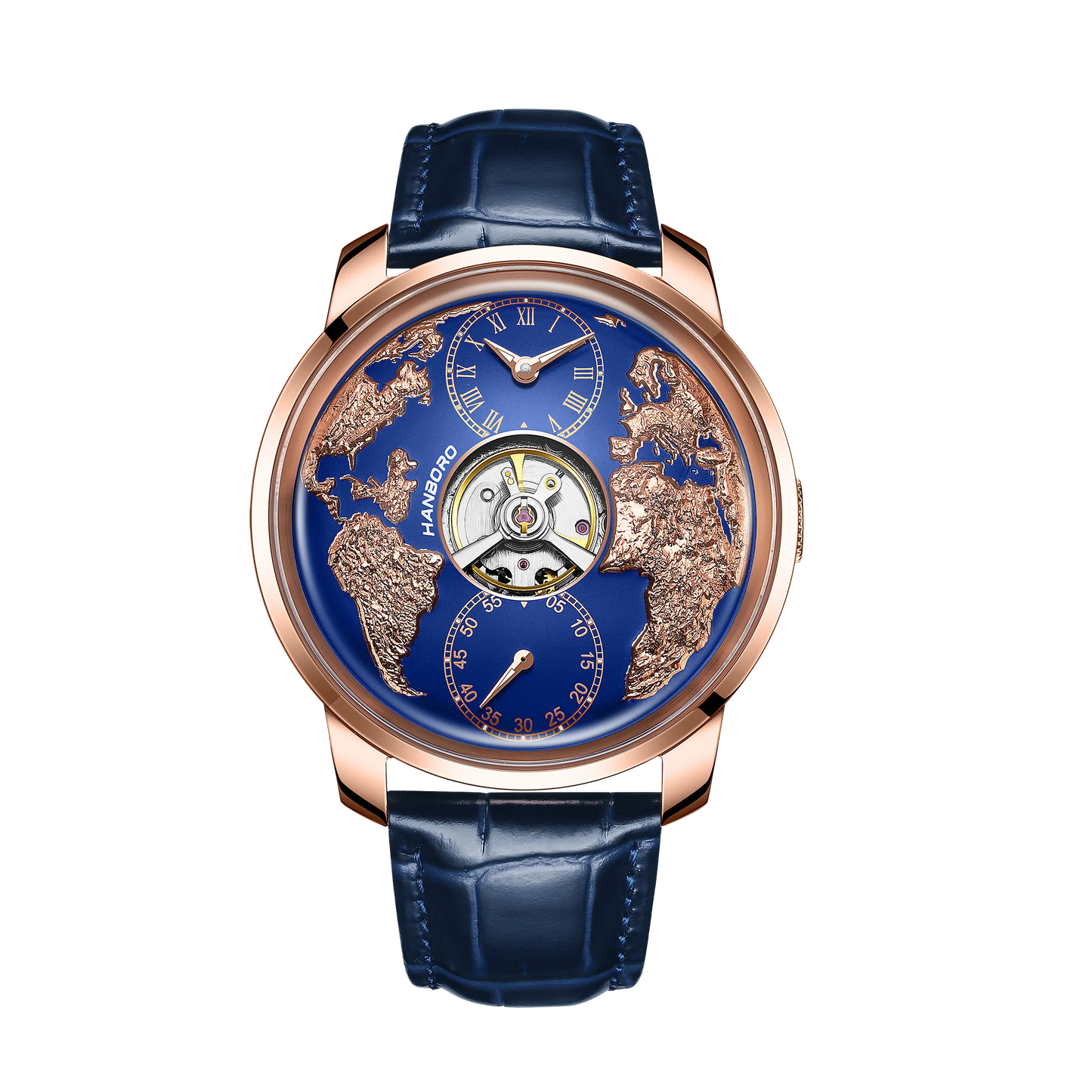 HANBORO World Time Automatic Watch