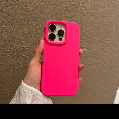 Candy Matte Silicone iPhone Case
