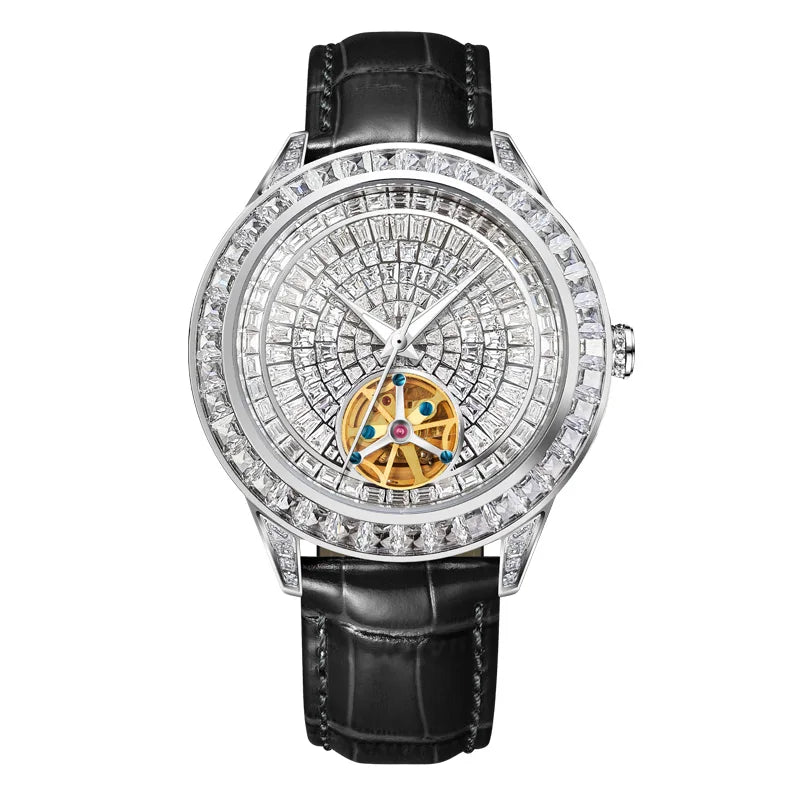 Haemmer Jacob Tourbillon Leather Watch 5037-1
