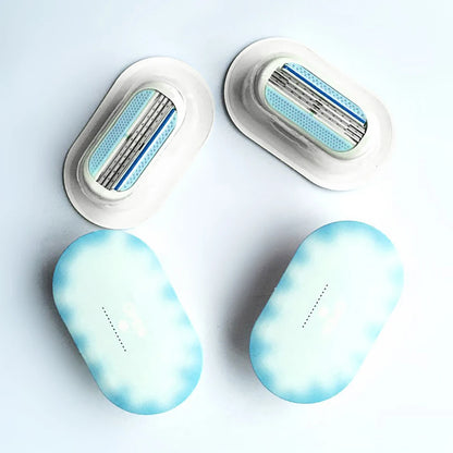 Women’s 3-Layer Safety Razor Blades – 4–40PCS Bikini & Body Hair Remover Heads (Compatible with Venus)