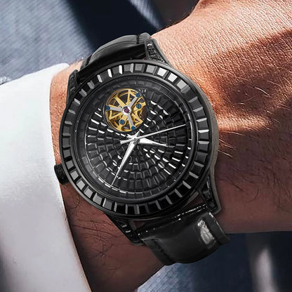 Haemmer Jacob Tourbillon Leather Watch