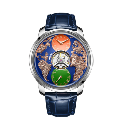 HANBORO World Time Automatic Watch