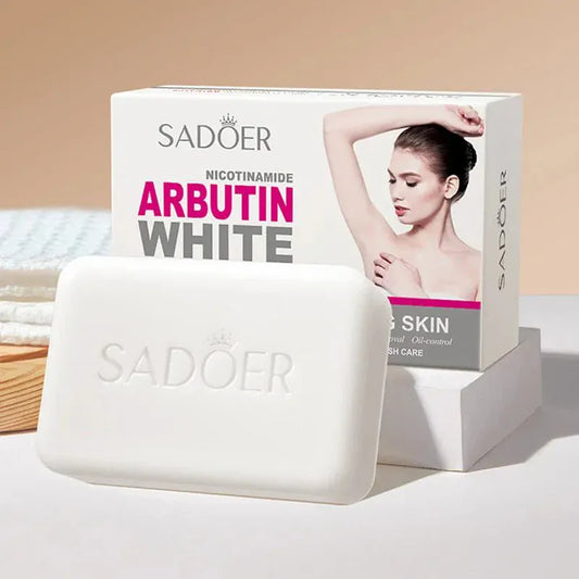 SADOER Niacinamide Arbutin Brightening Facial Soap - Maison Novaire #