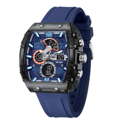 SMAEL 8109 Men’s Electronic Watch | Dual Display Waterproof Luminous - BLAKESTORE-NG
