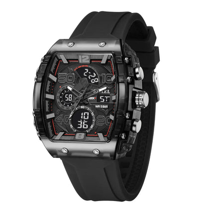SMAEL 8109 Men’s Electronic Watch | Dual Display Waterproof Luminous - BLAKESTORE-NG