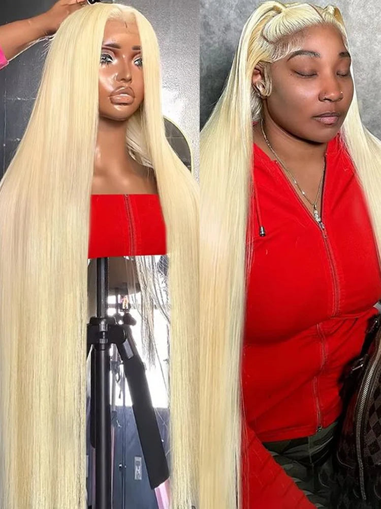 613 Blonde Vietnamese Raw Straight HD Lace Frontal Wig