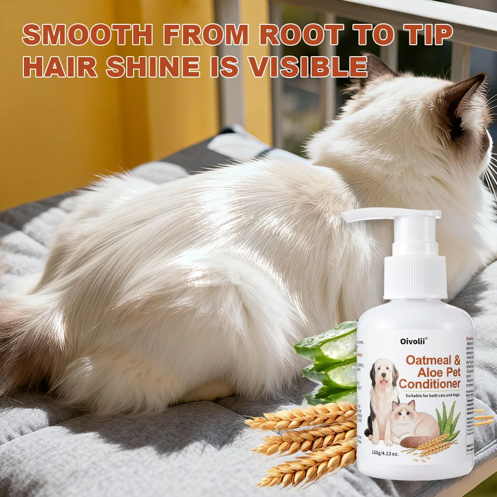 Oatmeal Aloe Pet Conditioner | Softens, Detangles, and Adds Shine