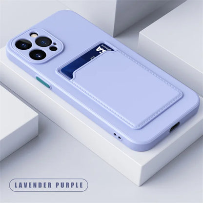 Luxury Soft Silicone Wallet Case