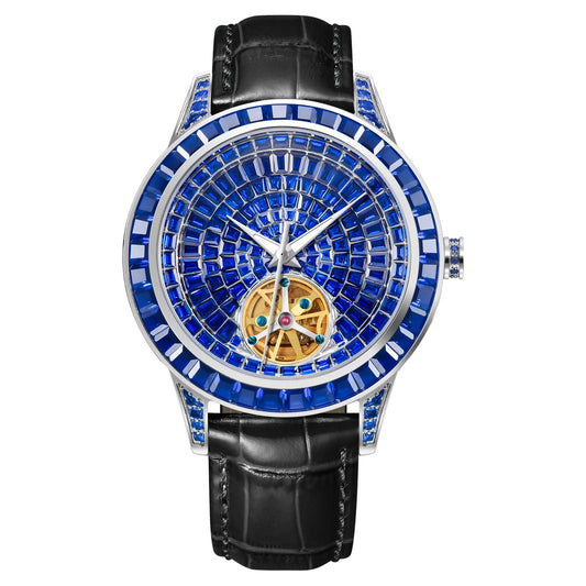 Haemmer Jacob Tourbillon Leather Watch 5037-4
